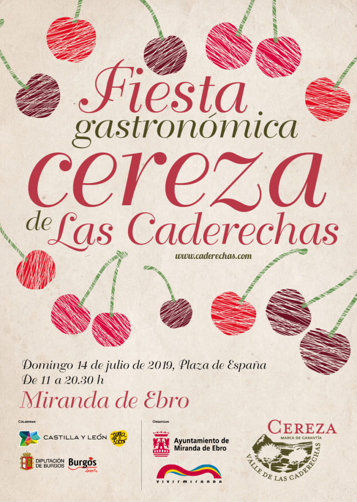 Fiesta Gastronómica de la Cereza de Las Caderechas en Miranda de Ebro