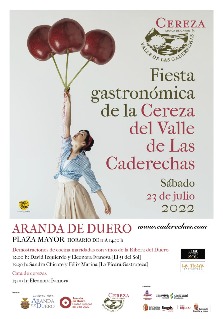 CEREZAS Y VINO PROTAGONISTAS DE LA FIESTA GASTRONÓMICA EN ARANDA DE DUERO